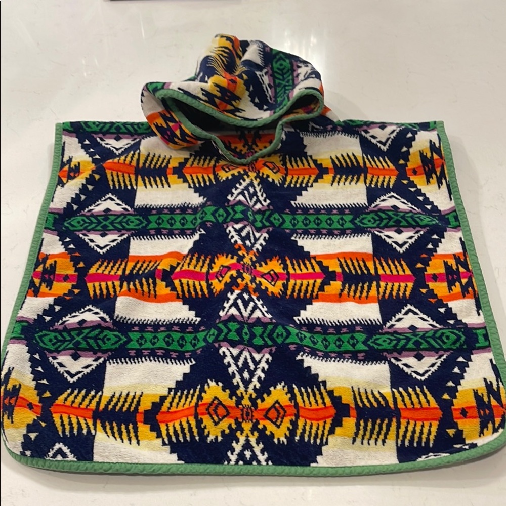 Pendleton Kids Swim Poncho - Multicolor Pattern